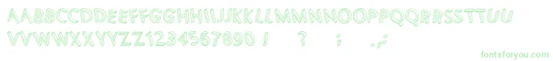 フォント3DLetters – 緑のフォント