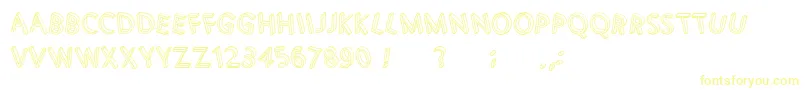 3DLetters-Schriftart – Gelbe Schriften
