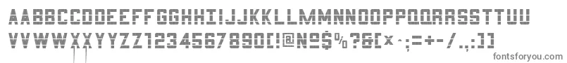 フォント3X5      – 白い背景に灰色の文字