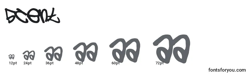 5cent (118558) Font Sizes