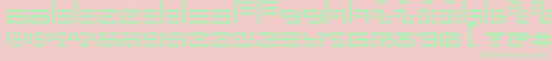 5Fatal Error Font – Green Fonts on Pink Background