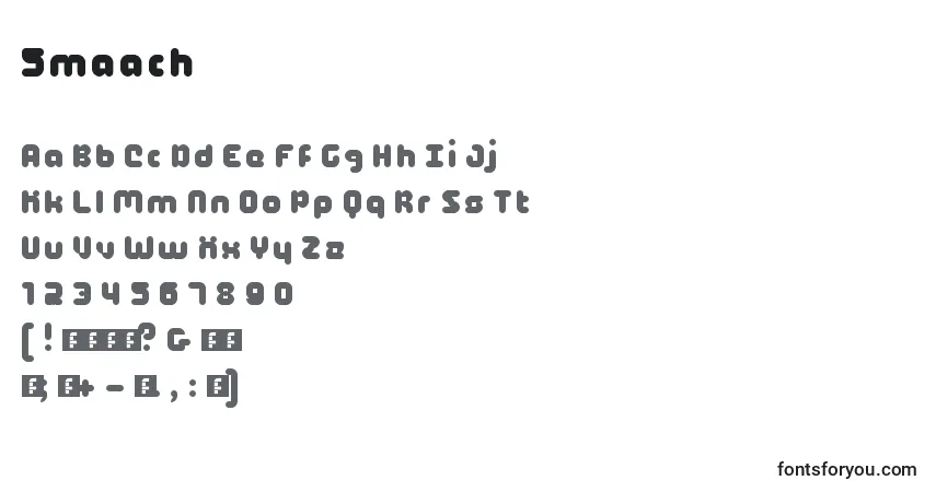 A fonte 5maach – alfabeto, números, caracteres especiais