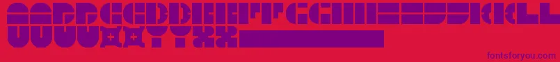 fuente 5Megabam – Fuentes Moradas Sobre Fondo Rojo