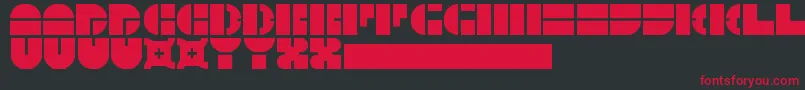 5Megabam Font – Red Fonts on Black Background