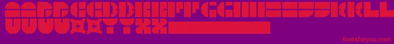 5Megabam Font – Red Fonts on Purple Background