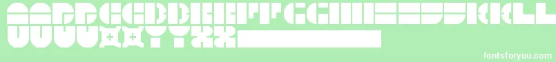 fuente 5Megabam – Fuentes Blancas Sobre Fondo Verde