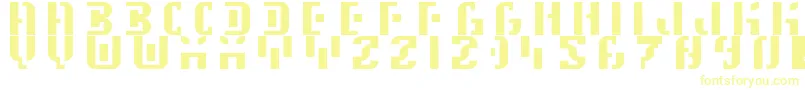 Czcionka 5Space Station – żółte czcionki
