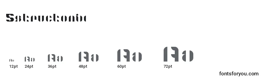 5structonix Font Sizes