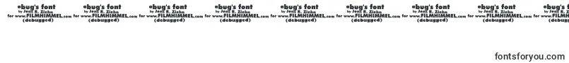 fuente A Bug s Life   Debugged – Fuentes para números
