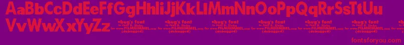 A Bug s Life   Debugged Font – Red Fonts on Purple Background