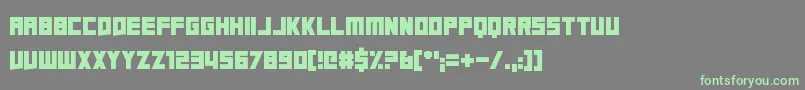 A Friend In Deed Font – Green Fonts on Gray Background