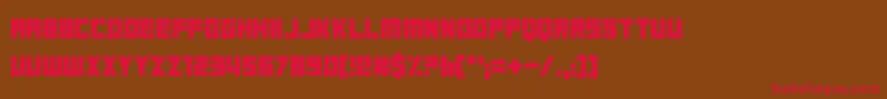 A Friend In Deed Font – Red Fonts on Brown Background