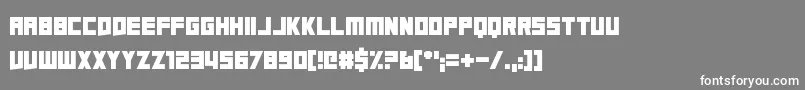 フォントA Friend In Deed – 灰色の背景に白い文字