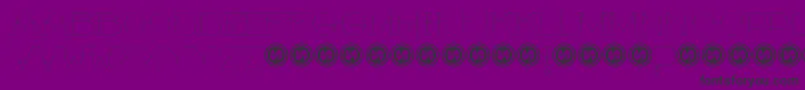 A Glimpse Font – Black Fonts on Purple Background