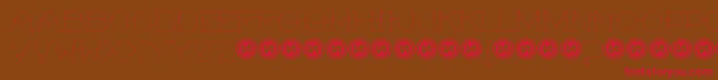 A Glimpse Font – Red Fonts on Brown Background