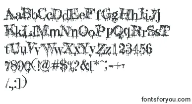 A Lolita Scorned font – Fonts Starting With A