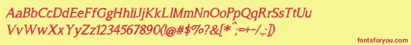 Más sobre la fuente A Song For Jennifer Italic fuente A Song For Jennifer Italic – Fuentes Rojas Sobre Fondo Amarillo