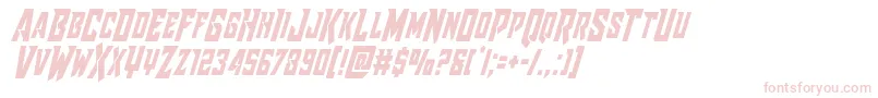 Raidercrusadercond Font – Pink Fonts on White Background