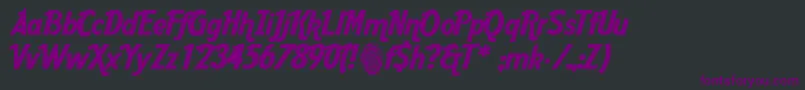 AARDC    Font – Purple Fonts on Black Background