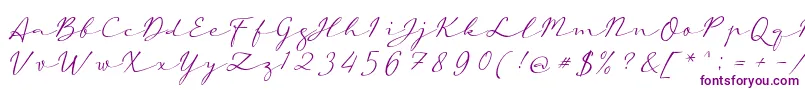 aAutoSignature Font – Purple Fonts