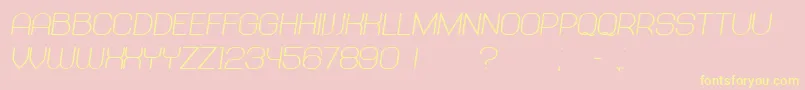 Weitere Informationen zur Abandoned BoldItalic-Schriftart Abandoned BoldItalic-Schriftart – Gelbe Schriften auf rosa Hintergrund