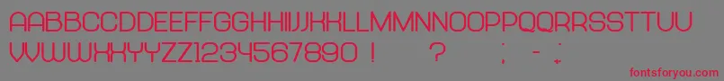 Abandoned Heavy Font – Red Fonts on Gray Background