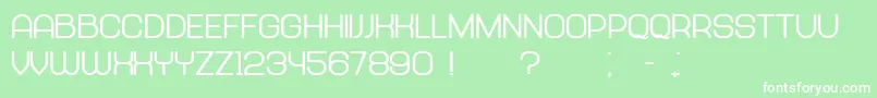 Abandoned Heavy Font – White Fonts on Green Background