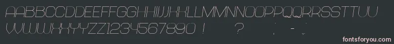 Abandoned Italic Font – Pink Fonts on Black Background