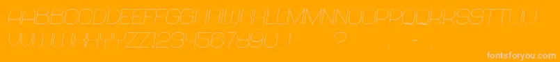 Weitere Informationen zur Abandoned Italic-Schriftart Abandoned Italic-Schriftart – Rosa Schriften auf orangefarbenem Hintergrund