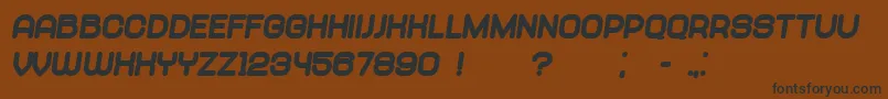 Abandoned UltraItalic Font – Black Fonts on Brown Background