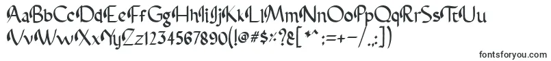 フォントAbbasy Calligraphy Typeface – Aで始まるフォント