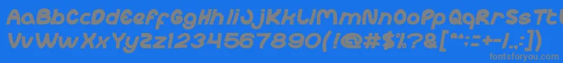 Weitere Informationen zur abc Bold-Schriftart abc Bold-Schriftart – Graue Schriften auf blauem Hintergrund