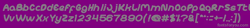 fuente abc Bold – Fuentes Grises Sobre Fondo Morado