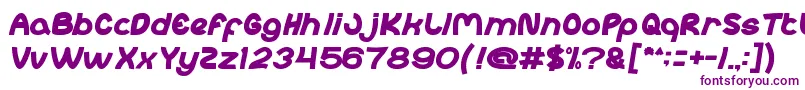 abc Bold-fontti – violetit fontit