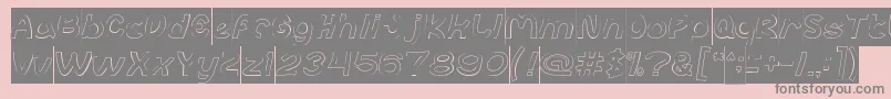 More about abc Hollow Inverse Font abc Hollow Inverse Font – Gray Fonts on Pink Background