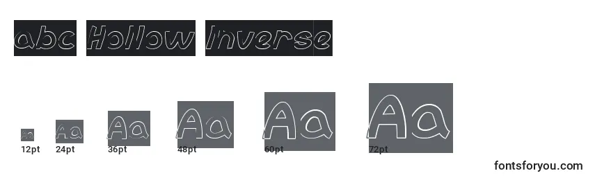 Abc Hollow Inverse Font Sizes