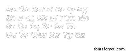 Abc Hollow Font
