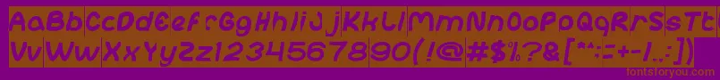Lisätietoja abc Inverse-fontista abc Inverse-fontti – ruskeat fontit violetilla taustalla