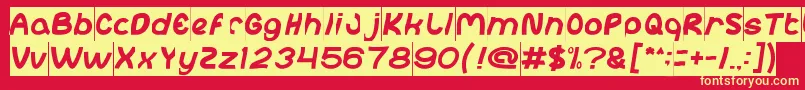 More about abc Inverse Font abc Inverse Font – Yellow Fonts on Red Background