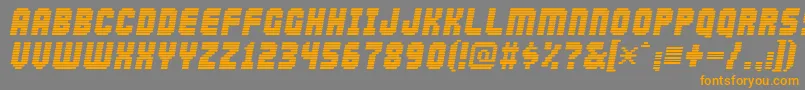 Подробнее о шрифте abduction2002 Шрифт abduction2002 – оранжевые шрифты на сером фоне