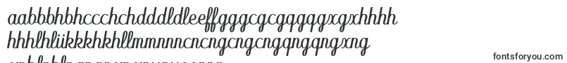 Шрифт Abecedary Italic – зулу шрифты