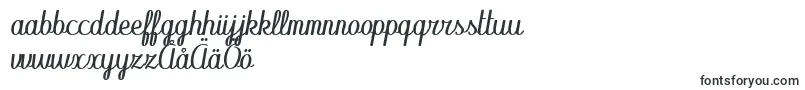 Abecedary Italic-fontti – ruotsin fontit