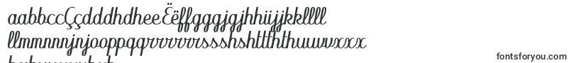 Abecedary Italic Font – Albanian Fonts