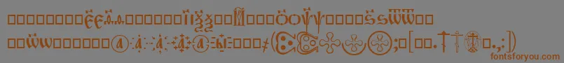 Lisätietoja OrthodoxDigits-fontista OrthodoxDigits-fontti – ruskeat fontit harmaalla taustalla