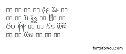 OrthodoxDigits Font