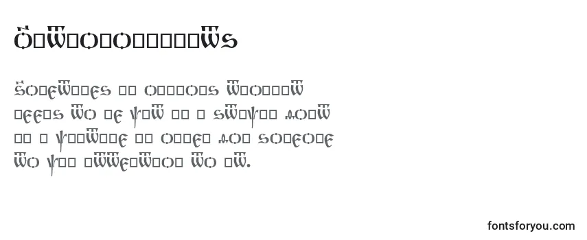 Review of the OrthodoxDigits Font