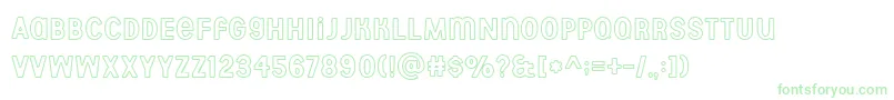 Aberforth outline Font – Green Fonts