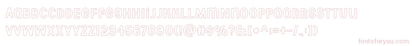 Aberforth outline Font – Pink Fonts
