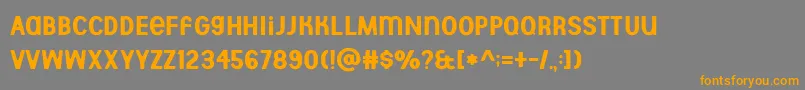 More about Aberforth Rough Font Aberforth Rough Font – Orange Fonts on Gray Background