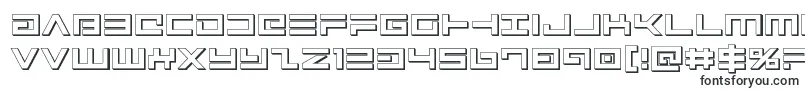 Шрифт Avenger3D – 3D шрифты
